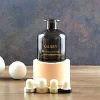 Diffuseur de céréales rond vide pour voiture, bouteille en verre de 50ml, 100ml, 200ml, vente en gros, livraison gratuite