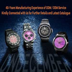 Undecember ODM/OEM montre à quartz de sport de haute qualité chronographe fonction lumineuse montres à quartz étanches en acier inoxydable - Product Image 5