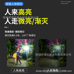 Reflector Solar LED de 35W con Control Inteligente de Luz para Exteriores - Product Image 4
