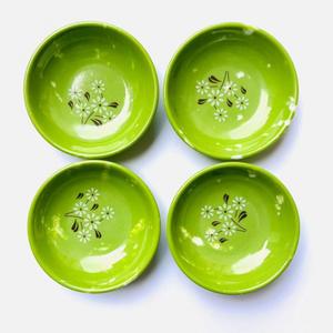 Plato Pequeño para Salsas con Estampado de Flores Verdes, Plato para Comida Rápida, Plato para Vinagre, 1 o 2 Yuanes, Venta al por Mayor, Regalo - Product Image 2