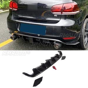 Difusor de Parachoques Trasero para Coche, Pieza de Modificación para Volkswagen Golf MK6 GTI 2008-2013, Protector de Parachoques - Product Image 2
