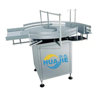 Table de collecte de bouteilles rotative automatique, convoyeur tournant pour ligne d'emballage