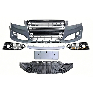 Pour Audi <span class=keywords><strong>A8</strong></span> D45 4N 4H D4 LCI 2015 2016 2017 2018 2019+ Kit carrosserie style S8 <span class=keywords><strong>Sline</strong></span> Pare-chocs avant - Product Image 1