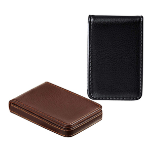Arrebol Unisex Portable Slim PU Leather Business <b>Card</b> Case RFID Protected Short Pocket <b>Wallet</b> - Product Image 5