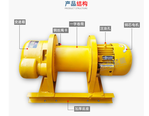 <span class=keywords><strong>Polipasto</strong></span> de cable portátil de 1 tonelada y 500 kg, diseño compacto, para levantar o tirar de mercancías de un piso a otro - Product Image 5