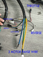 Kit DIY pour trottinette électrique et vélo électrique : contrôleur 30MOSFET + écran M808X + NFC + interrupteur + accélérateur – Pièce de rechange pour kart, VTT, UTV