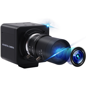 Caméra USB ELP 1MP avec objectif zoom 5-50 mm, obturateur global 720P, 60 ips MJPEG <span class=keywords><strong>monochrome</strong></span> - Product Image 1