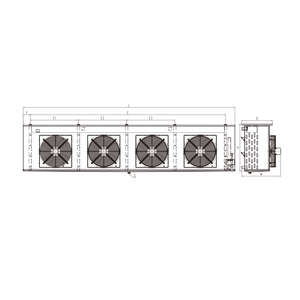 Enfriador de <span class=keywords><strong>Aire</strong></span> de Acero Seco de Gran Tamaño con Ventilador - Product Image 1