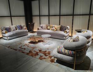 Sofá Italiano Moderno de Lujo, <span class=keywords><strong>Muebles</strong></span> de Sala de Estar a la Moda, Personalizable con Múltiples Tamaños, Venta al por Mayor por Fábrica China - Product Image 1