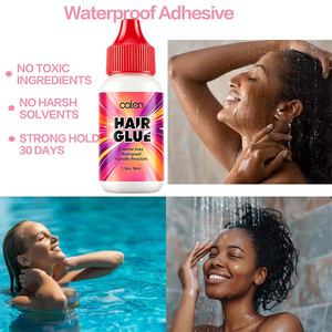 Colle capillaire liquide à forte tenue, imperméable, naturelle, à base de plantes, en PU, format voyage, pour extensions de cheveux, marque privée, outil d'extension de dentelle - Vente chaude - Product Image 4