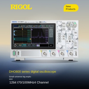 DHO802/O812/O804 ออสซิลโลสโคปแบบดิจิตอลตั้งโต๊ะหน้าจอสัมผัสความละเอียดสูงขนาดเล็ก 2/4 ช่อง - Product Image 4
