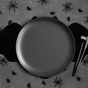 Napperons de <span class=keywords><strong>table</strong></span> en feutre motif chauve-souris pour Halloween, napperons de <span class=keywords><strong>table</strong></span> noirs antidérapants et résistants à la chaleur en feutre pour <span class=keywords><strong>table</strong></span> à manger - Product Image 5