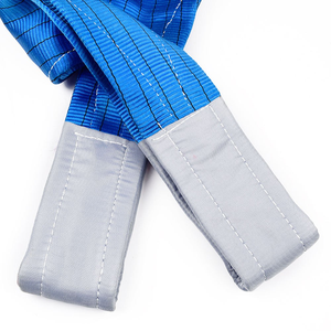 Eslingas de elevación azules de alta resistencia de 240 mm, 6/8/10 toneladas, correa redonda de poliéster, cinta de elevación 7:1 6:1 5:1 - Product Image 2