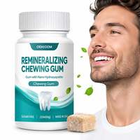 Chewing-gum sans sucre au xylitol OEM, saveur menthe, pour une haleine fraîche, bien-être dentaire, complément de soins bucco-dentaires, marque privée