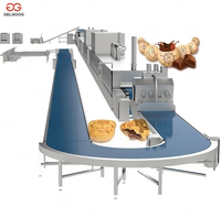 Machine à fabriquer des biscuits Bear Hollow Cocomo à grande échelle de 400 kg par heure, ligne de production de biscuits multicolores en forme de bande