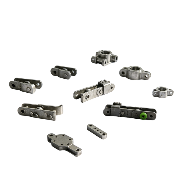 Custom Heavy Duty Attachment Conveyor Chain for Bulk Material Handling Applications