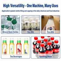 Machine intégrée de remplissage et de bouchage automatique pour liquides et pâtes, équipement de remplissage pour ligne de production d'eau minérale en bouteille