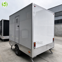 Trailer Sanitasi Portabel Goeasy 2 Stall dengan Persiapan Interior Lengkap untuk Bisnis Penyewaan Acara dan Pertemuan Luar Ruangan Besar