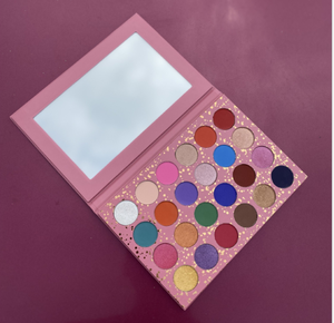 พาเลทอายแชโดว์24สีแบบวีแกนกันน้ำมีสีติดฉลากส่วนตัว - Product Image 2