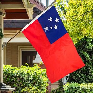Bandera Nacional Personalizada de Samoa, 90x150cm, 3x5 Pies, Poliéster, Venta al Por Mayor, Impresión Digital - Product Image 1