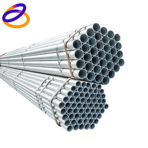 Venta Directa de Fábrica, Tubos Redondos Galvanizados con Certificación BIS de 80 mm x 12 m, Servicios de Soldadura y Doblado de Tuberías de Acero, Espesor de 0.21-0.50 mm - Product Image 1