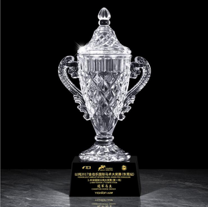 أزياء تصميم جديد لكرة السلة كرة القدم الرياضية الكريستال جوائز الكأس بطل كبير k9 واضحة محفورة الكأس الكريستال لهذا الحدث - Product Image 4