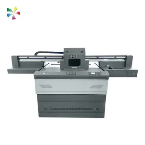 Máquina de Impressão a jato de tinta digital de vidro acrílico Madeira Metal UV LED Fabricante de Impressora plana