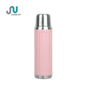 Bouteille isotherme à double paroi en acier inoxydable de 600 ml et 800 ml avec large ouverture et base anti-chute, sans BPA, tasse de voyage - Product Image 2