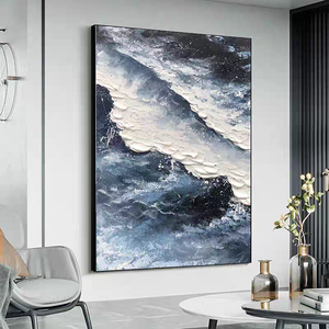 <span class=keywords><strong>ภาพ</strong></span><span class=keywords><strong>วาด</strong></span>สีน้ำมันบนผ้าใบลาย<span class=keywords><strong>ทะเล</strong></span>สีฟ้า <span class=keywords><strong>วาด</strong></span>ด้วยมือ สไตล์โมเดิร์นมินิมอล เหมาะสำหรับตกแต่งบ้านขนาดใหญ่ บริเวณทางเข้าบ้าน <span class=keywords><strong>ภาพ</strong></span>วิวชายหาด - Product Image 6