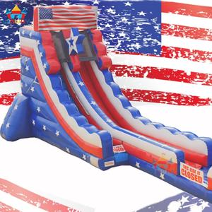 Grand toboggan aquatique gonflable double piste de 20 pieds en PVC pour usage résidentiel – Amusement et sécurité pour tous les âges - Product Image 4