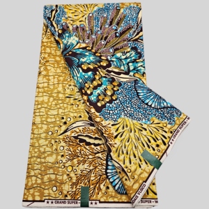 Chất lượng cao phi sáp in vải hollandais 100% cotton Heavyweight phi in Rèm & áo sơ mi chất liệu dịch vụ OEM - Product Image 1