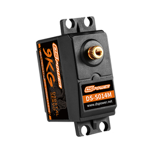 DS-S014M 9kg Motor de dirección de alto torque con engranaje metálico 4.8V impermeable para máquina de bolas, brazo robótico educativo estándar - Product Image 3