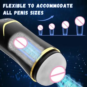 All'ingrosso 2 IN 1 vibranti elettrico succhiatore uomo Stroker automatico di aspirazione maschile tazza di masturbazione per gli uomini adulti giocattoli sessuali - Product Image 3