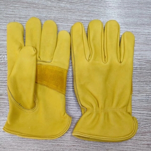 Guantes de Trabajo de Cuero de Alta Calidad y Resistentes con Logotipo Personalizado y Palma Antideslizante para Hombre, Guantes de Seguridad para la Construcción al por Mayor - Product Image 2