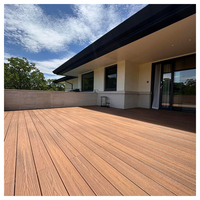 Fabricant chinois de terrasse en teck de haute qualité en bois 3d terrasse extérieure en bois composite revêtement de sol en Wpc pour piscine jardin terrasse