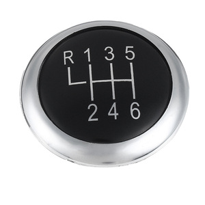 Car Gear <b>Knob</b> Aluminum Alloy 6-Speed Manual <b>Shift</b> Cover For Volkswagen Passat Black Rustproof - Product Image 3