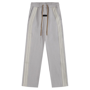Pantalones Casuales Americanos de Octava Temporada con Rayas Laterales, Pantalones Holgados de Pierna Recta para Hombre - Product Image 5