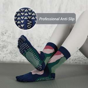 Pilates <b>Socks</b> Manufacturer Cotton Grip <b>Socks</b> Pilates Non Slip Women Yoga Pilates <b>Socks</b> Custom Logo Wholesale Low MOQ - Product Image 2