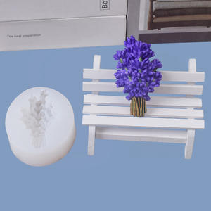 Stampo in <span class=keywords><strong>Silicone</strong></span> per Fiori di Mughetto, Lavanda, Ortensia e Osmanto per Aromaterapia e Gesso per Bocchette dell'Aria Auto - Product Image 3