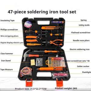 Juego de Herramientas Mecánicas Portátiles de Alta Resistencia para Reparación <span class=keywords><strong>Automotriz</strong></span> Profesional, 47 Piezas, con Estuche de Almacenamiento - Product Image 6