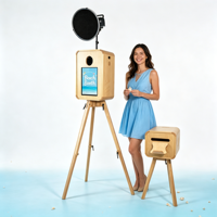 Wholesale New Arrival 18.5 Inch Double Sided Touch Screen Photo Booth for Wedding with Built in PC