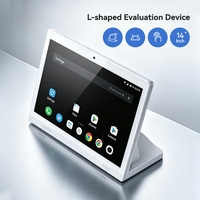 14 İnç Android Tablet Masaüstü L Şeklinde Standlı Tablet Restoran Sipariş Verme Medya Oynatıcı RK3566 4G LTE POE Android Tablet PC