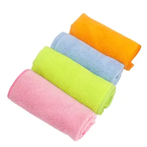 畅销超细纤维清洁毛巾双层汽车清洁衣物珊瑚绒洗涤布