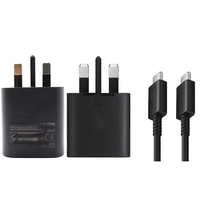 Adaptateur de charge rapide d'origine 45W Type C Chargeur Ep-Ta4510 pour Samsung S21 S22 S23 S8 S9 S10 Note 20 PC Matériau Sortie AC
