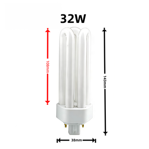 <span class=keywords><strong>Tube</strong></span> <span class=keywords><strong>fluorescent</strong></span> de haute qualité 13W 18W 26W 32W 42W CFL, lampe CFL à brancher, économie d'énergie - Product Image 5