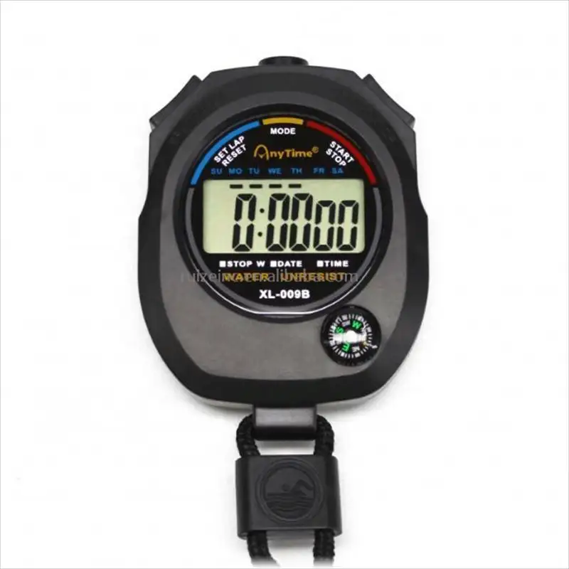 LCD Digital Professional Chronograph Timer Counter Sports Stopwatch Stop Watch N