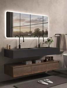 Mueble de Baño Individual de Estilo Tradicional Chino de la Serie Medieval con Espejo Inteligente Rectangular - Product Image 5