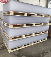 Feuille acrylique à haute transmission 96*48 pouces, taille personnalisée pour la décoration de fenêtres et la protection de sécurité