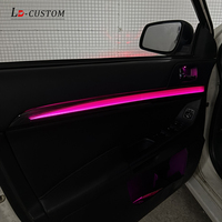Accesorios Interiores para Mitsubishi Lancer EX con Volante a la Derecha, Iluminación Ambiental Evo, Luces Decorativas para Puertas Interiores
