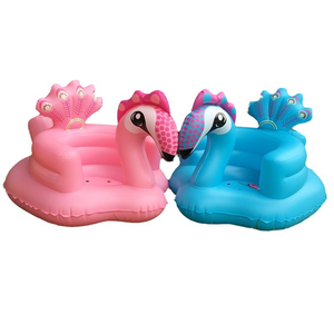 Pelota de Ejercicio Inflable de PVC Ecológica para el Hogar, Diseño de Pavo Real, Personalizada de Fábrica Waterhan FLT258, 105 cm, 20 kg+ - Product Image 3